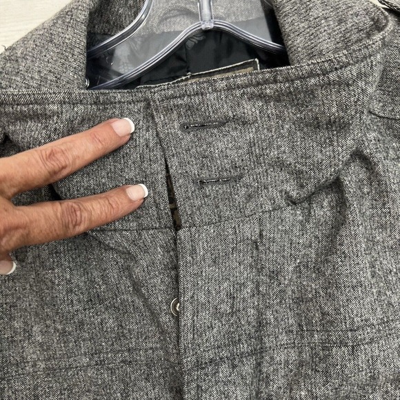 Buckle BKE Jacket Mens Medium Gray Wool Blend Western Cowboy Lined Snap And Zip - Picture 10 of 16